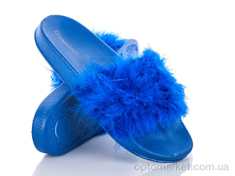 Купить Шльопанці жіночі HM002 blue АКЦИЯ Diana синій, фото 1