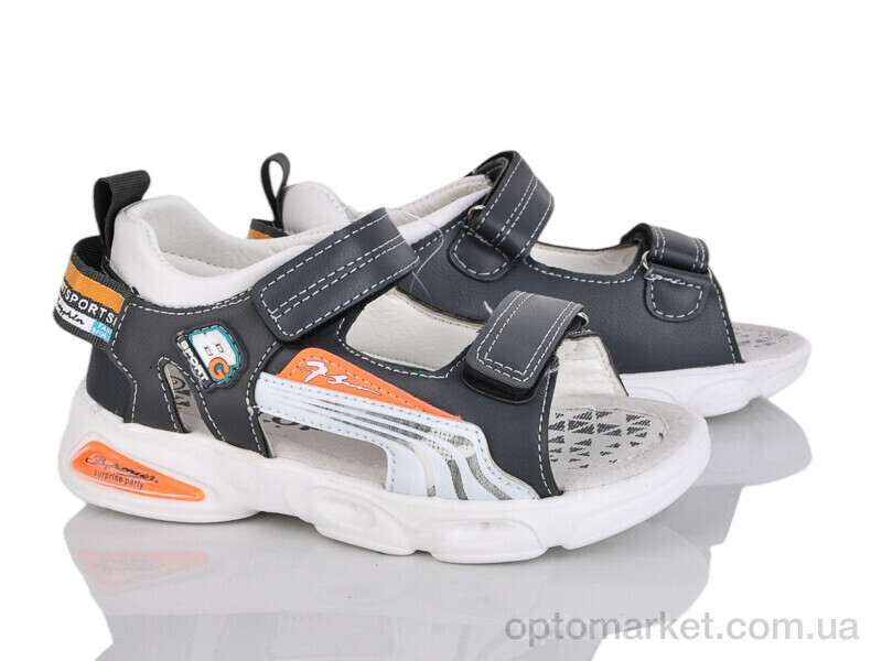 Купить Сандалі дитячі HM405-9 Y.Top сірий, фото 1