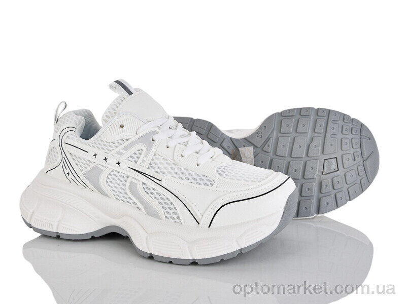 Купить Кросівки жіночі HQ66-22 Бабочка-Mengfuna-AESD білий, фото 1