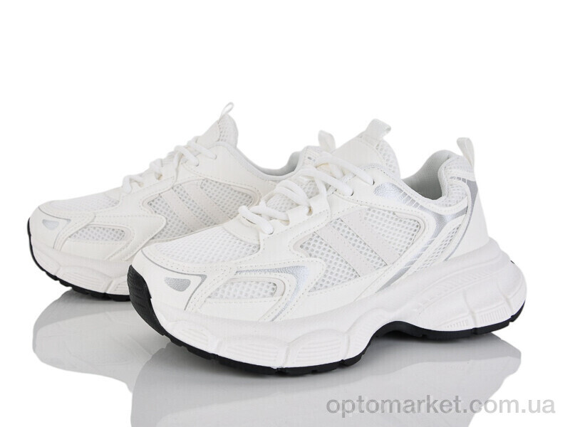 Купить Кросівки жіночі HQ66-5 Бабочка-Mengfuna-AESD білий, фото 1