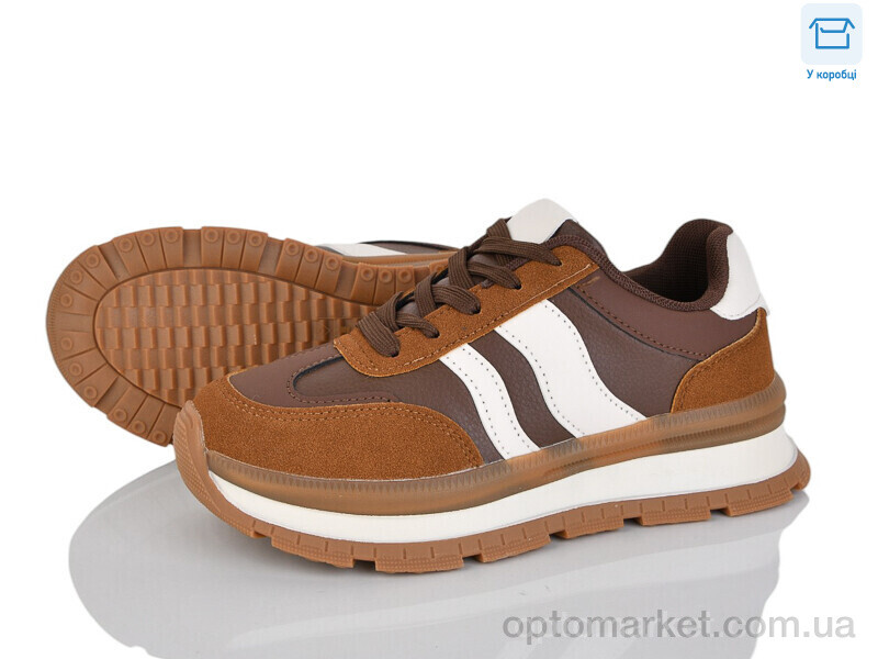 Купить Кросівки жіночі HT02-2 Lady Lily коричневий, фото 1