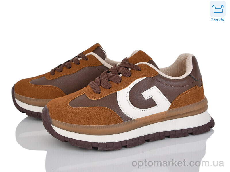 Купить Кросівки жіночі HT16-3 Lady Lily коричневий, фото 1