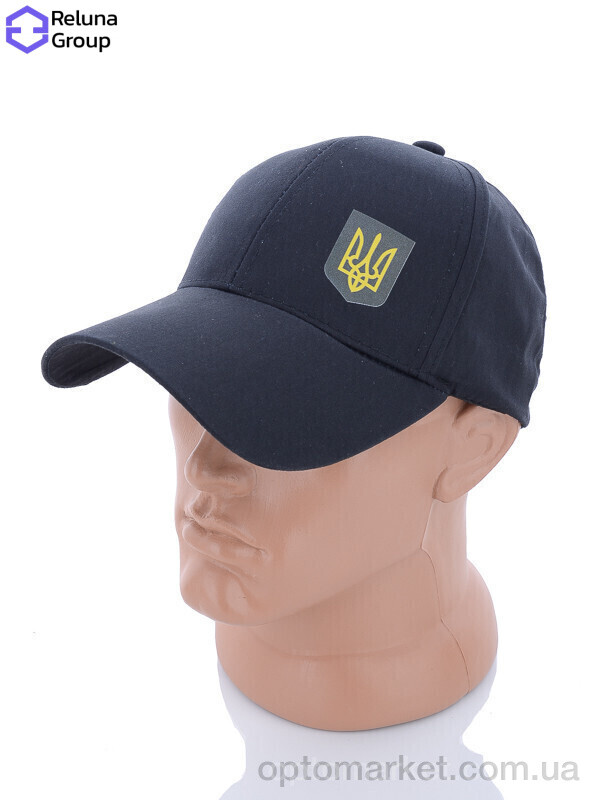 Купить Кепка чоловічі HV008-2 black Reluna Group чорний, фото 1