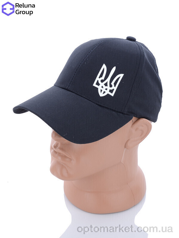 Купить Кепка чоловічі HV009-2 black Reluna Group чорний, фото 1