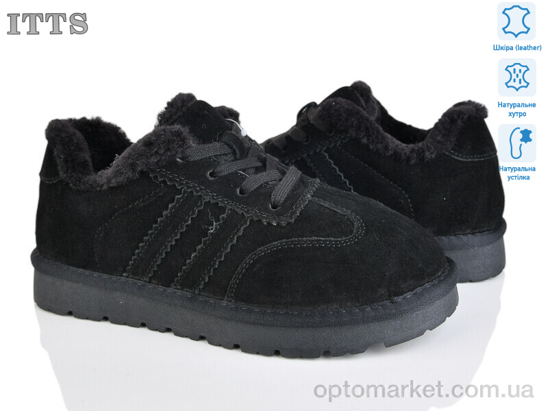 Купить Кросівки жіночі HY075-1 ITTS чорний, фото 1