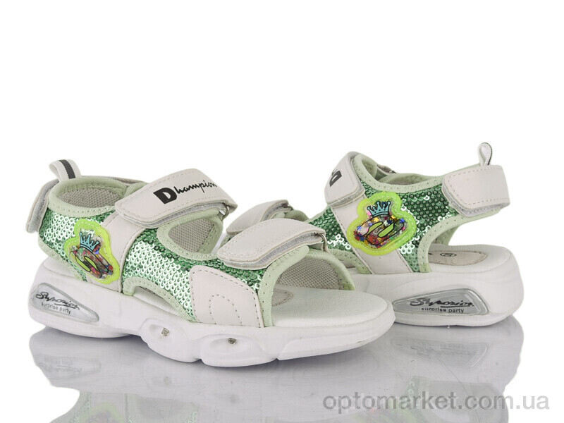 Купить Босоніжки дитячі HY432-1-32 Y.Top зелений, фото 1