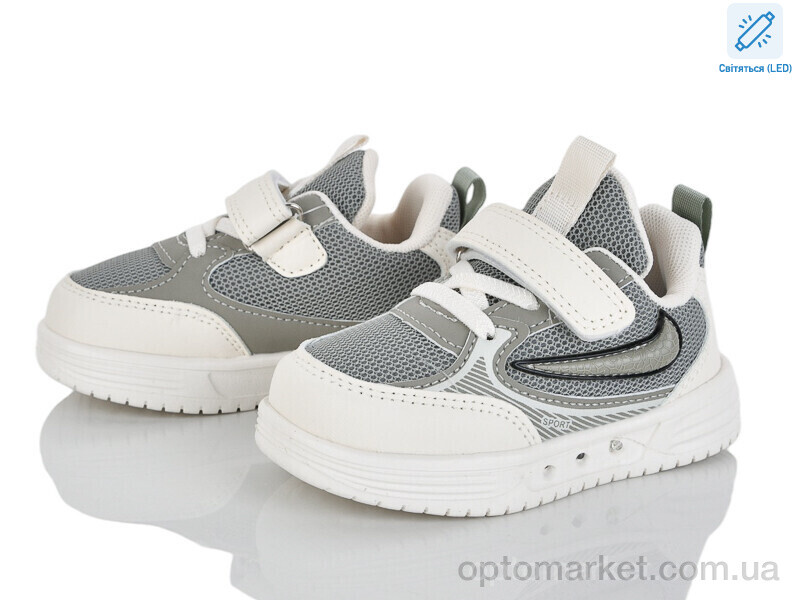 Купить Кросівки дитячі HY601-1L LED Kimbo-o сірий, фото 1