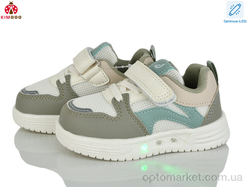 Купить Кросівки дитячі HY602-1L LED Kimbo-o бежевий, фото 1