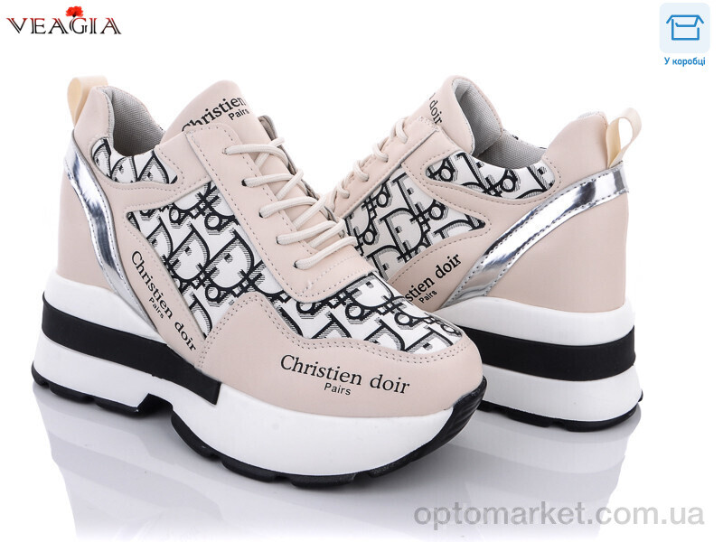 Купить Кросівки жіночі IJA571-5 Veagia бежевий, фото 1