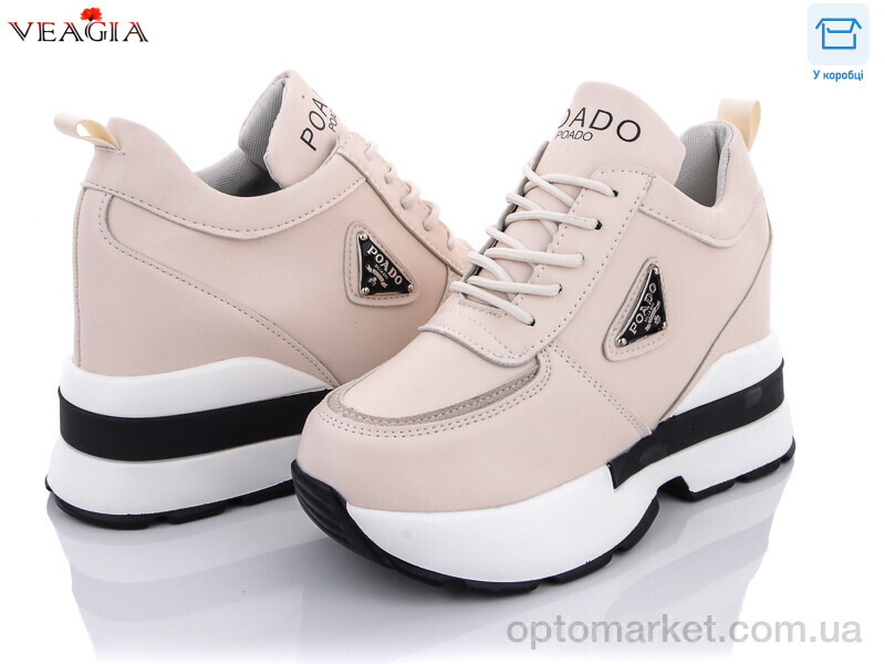 Купить Кросівки жіночі IJA572-3 Veagia бежевий, фото 1