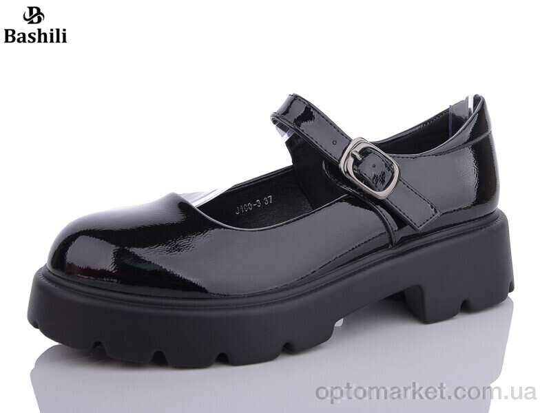 Купить Туфлі жіночі J100-3 Башили чорний, фото 1