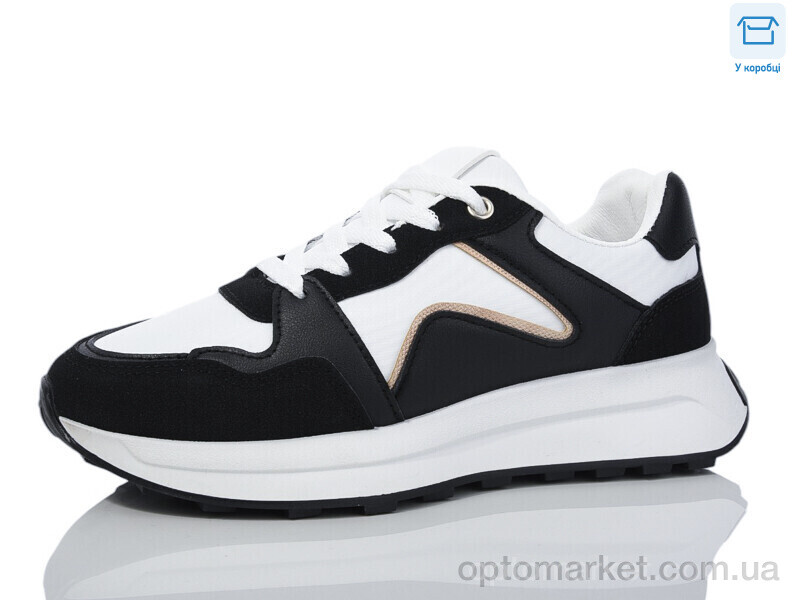 Купить Кросівки жіночі J1019-1 Hongquan чорний, фото 1