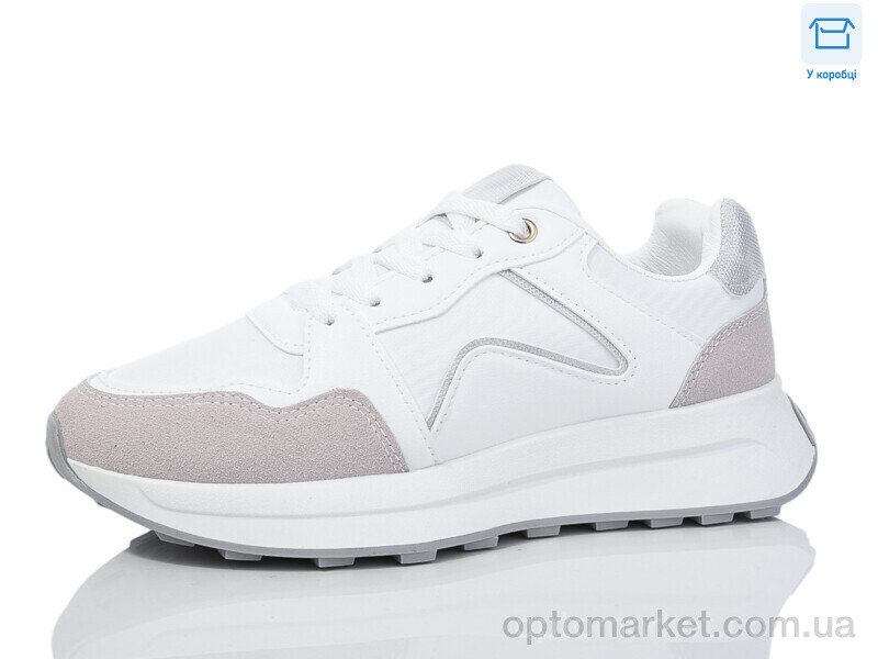 Купить Кросівки жіночі J1019-2 Hongquan білий, фото 1