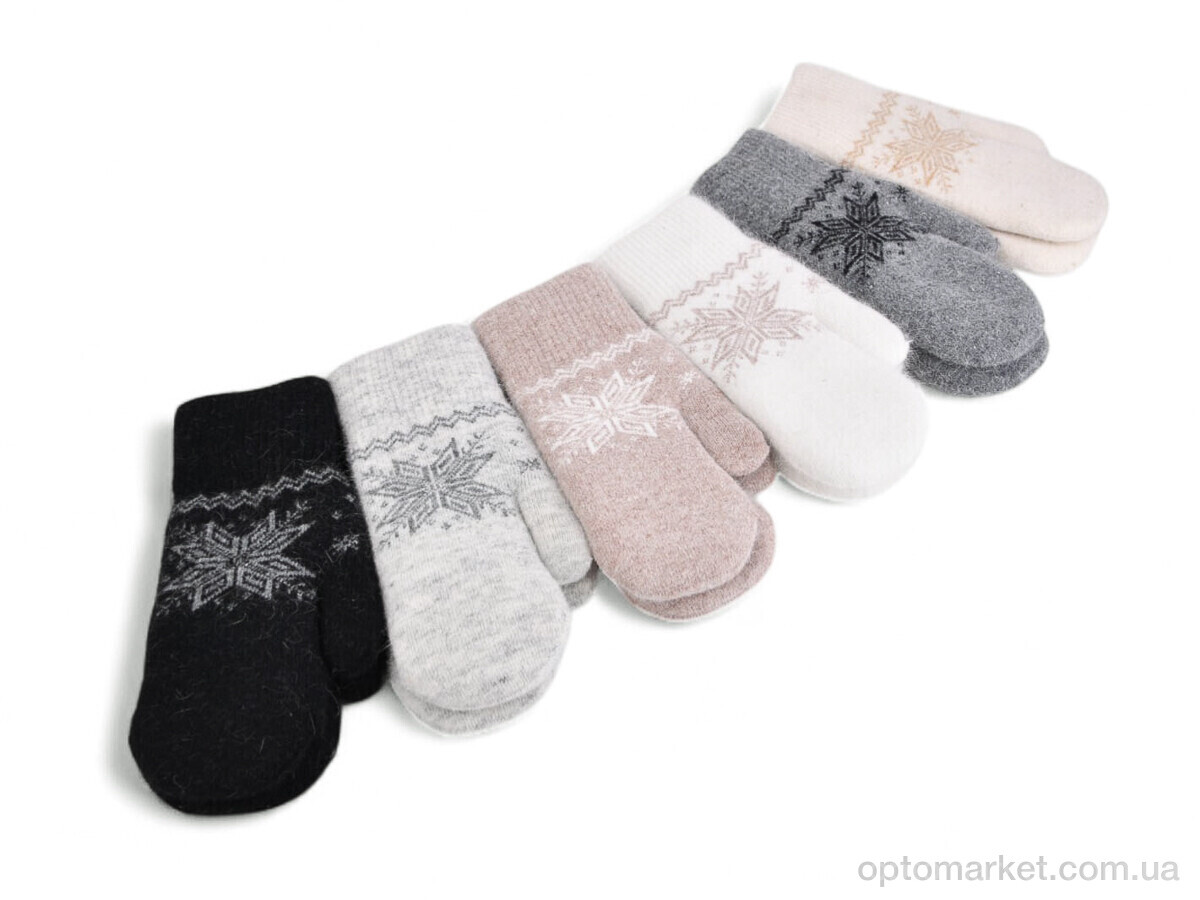 Купить Рукавиці жіночі J1026 mix (ангора) Number one мікс, фото 1