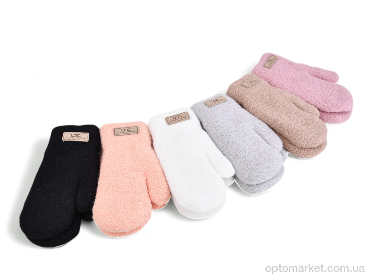 Купить Рукавиці жіночі J1027 mix (тедди) Number one мікс, фото 1