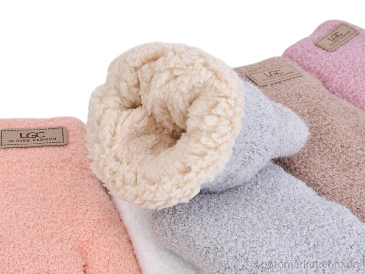Купить Рукавиці жіночі J1027 mix (тедди) Number one мікс, фото 2