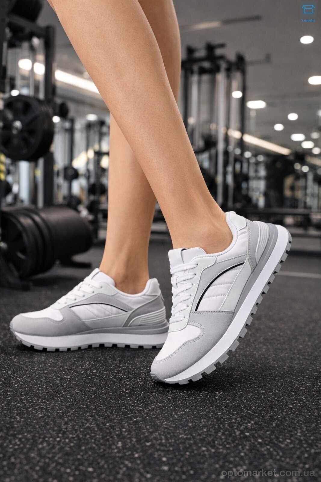 Купить Кросівки жіночі J1051-3 Hongquan білий, фото 2
