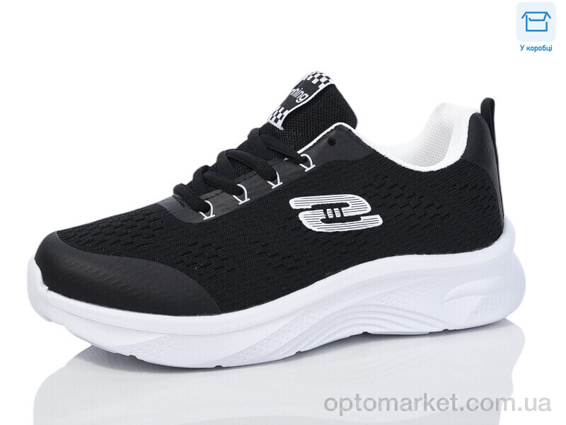 Купить Кросівки жіночі J1052-1 Hongquan чорний, фото 1