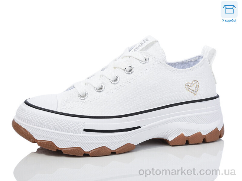 Купить Кросівки жіночі J1059-2 Hongquan білий, фото 1