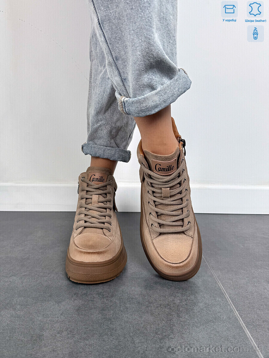 Купить Черевики жіночі J2001-2 apricot Camille бежевий, фото 2