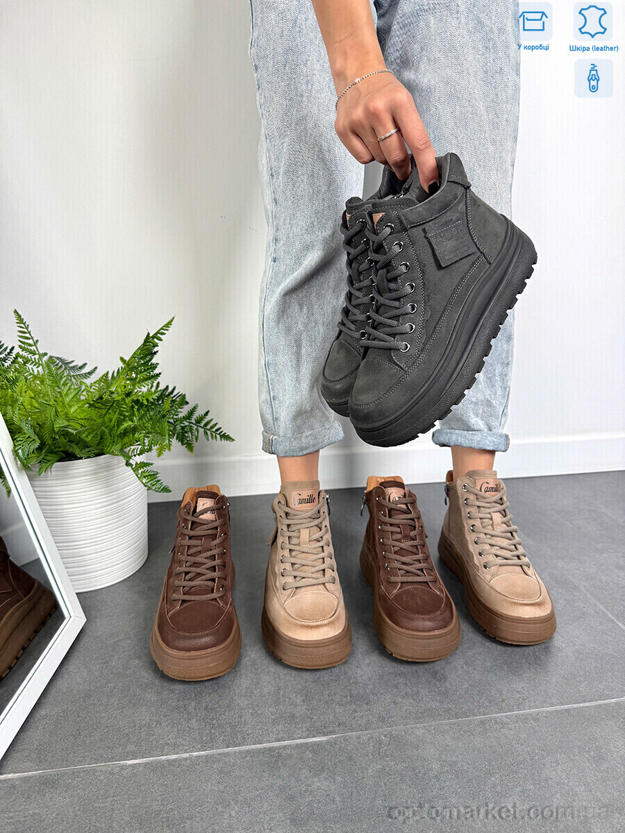 Купить Черевики жіночі J2001-2 apricot Camille бежевий, фото 6