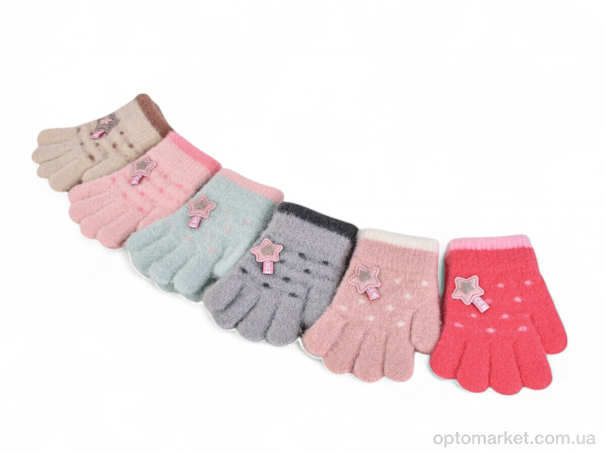 Купить Рукавички дитячі J2002 альпака mix Number one мікс, фото 1