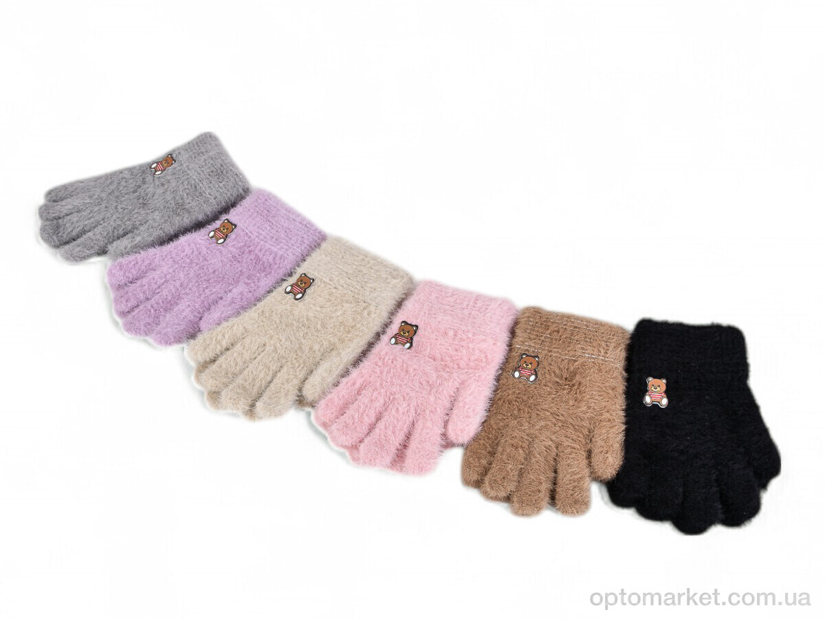 Купить Рукавички дитячі J2012 норка mix Number one мікс, фото 1