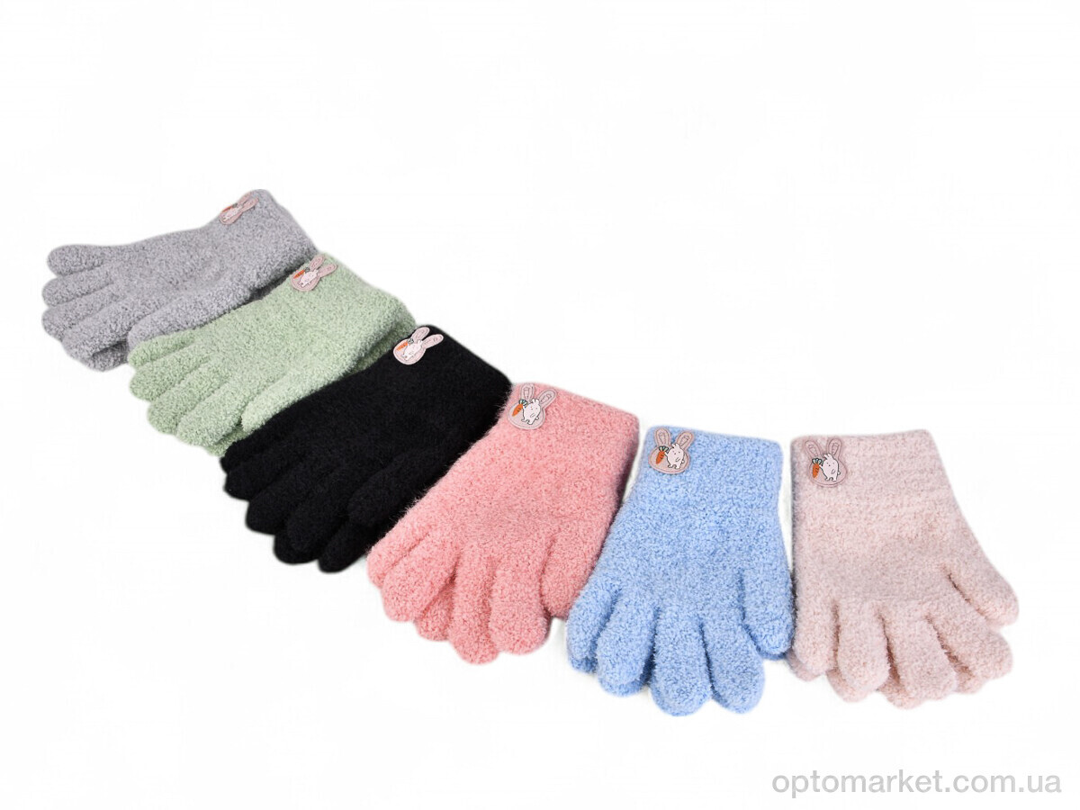Купить Рукавички дитячі J2013 тедді mix Number one мікс, фото 1