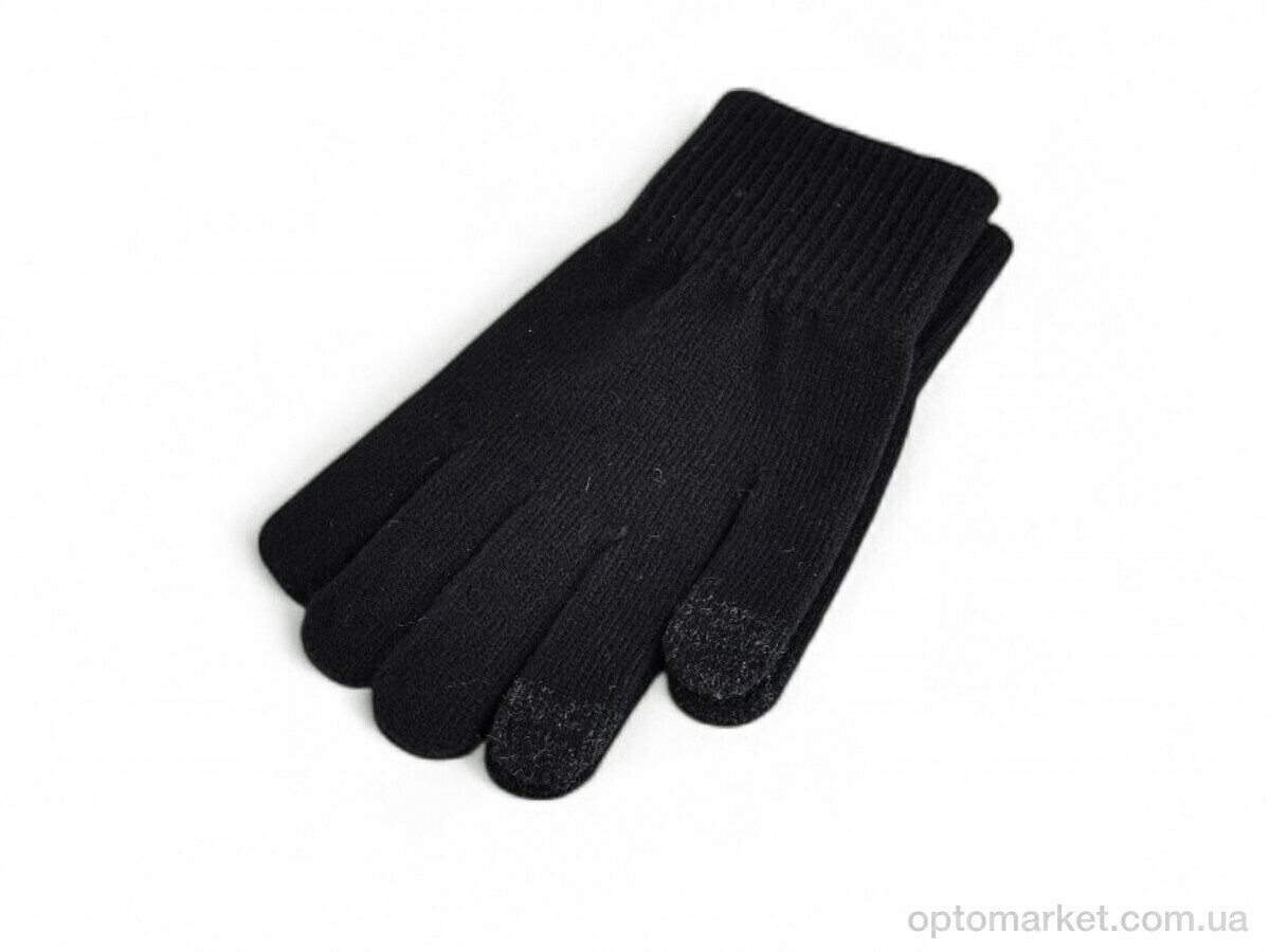 Купить Рукавички дитячі J2021 black mix Number one чорний, фото 1