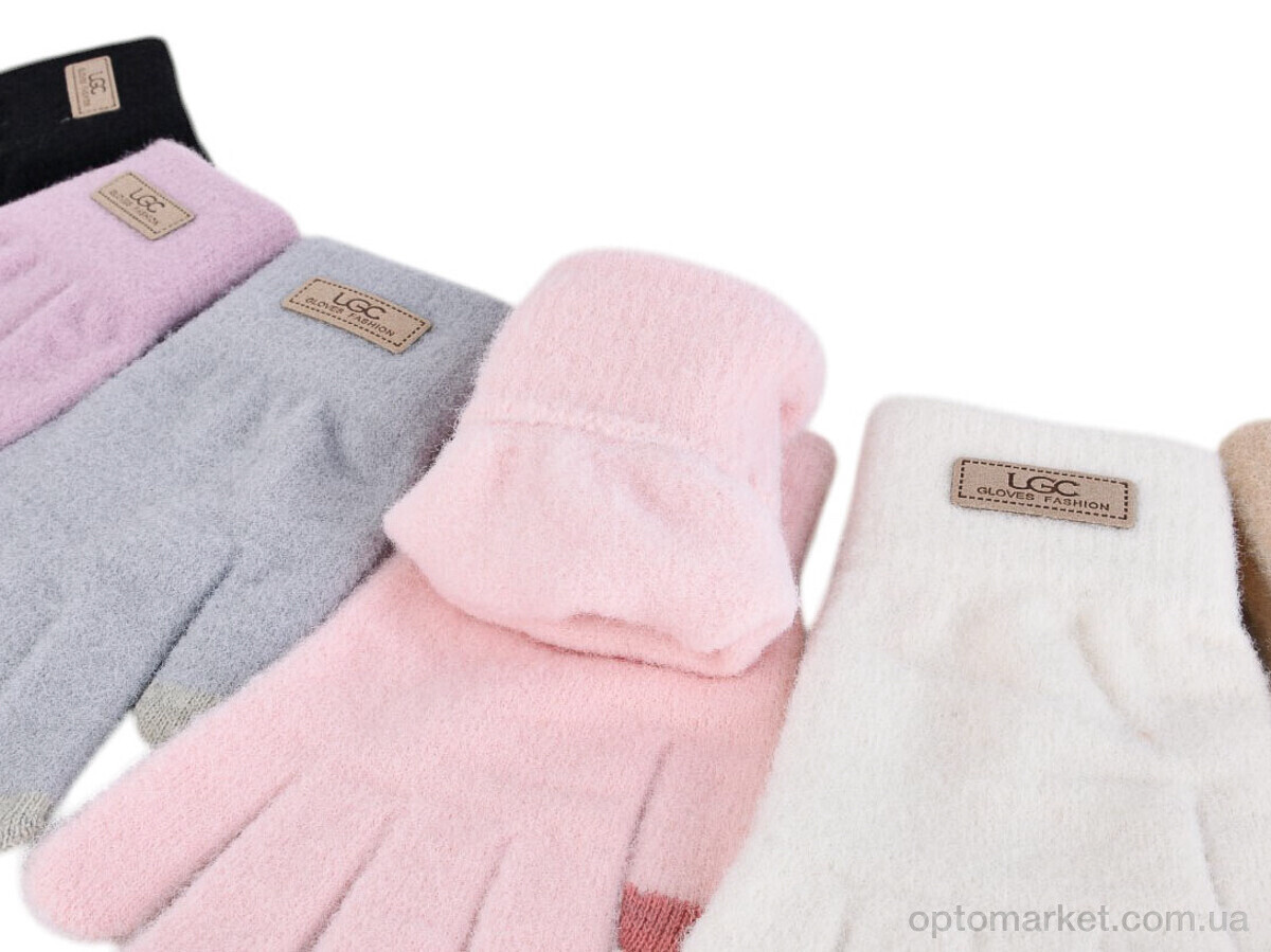 Купить Рукавички жіночі J2024 (альпака) mix Number one мікс, фото 2