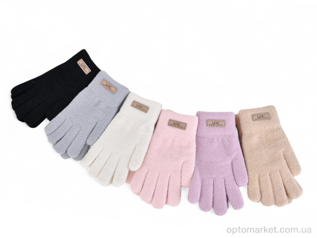 Купить Рукавички жіночі J2025 (альпака) mix Number one мікс, фото 1