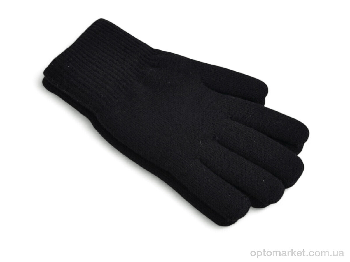 Купить Рукавички чоловічі J2030 black Number one чорний, фото 1