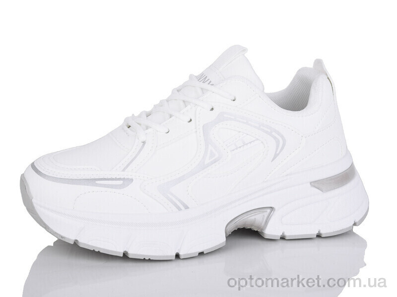 Купить Кросівки жіночі J2082-2 Hongquan білий, фото 1