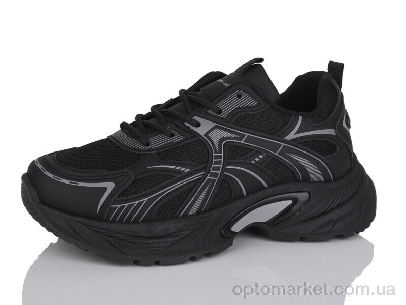 Купить Кросівки жіночі J2094-1 Hongquan чорний, фото 1