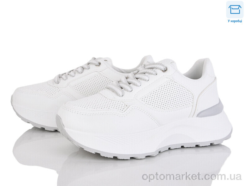 Купить Кросівки жіночі J2101-2 Hongquan білий, фото 1