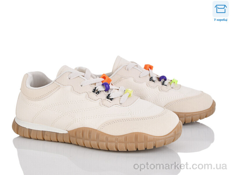 Купить Кросівки жіночі J2102-3 Hongquan бежевий, фото 1