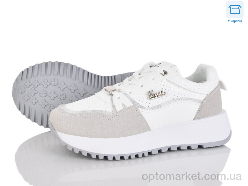 Купить Кросівки жіночі J2106-2 Hongquan білий, фото 1