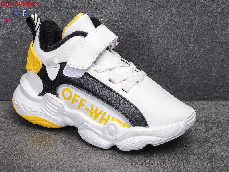 Купить Кросівки дитячі J2107-4 GFB-Канарейка білий, фото 2