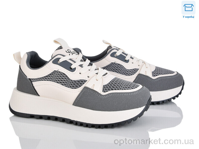 Купить Кросівки жіночі J2109-3 Hongquan сірий, фото 1