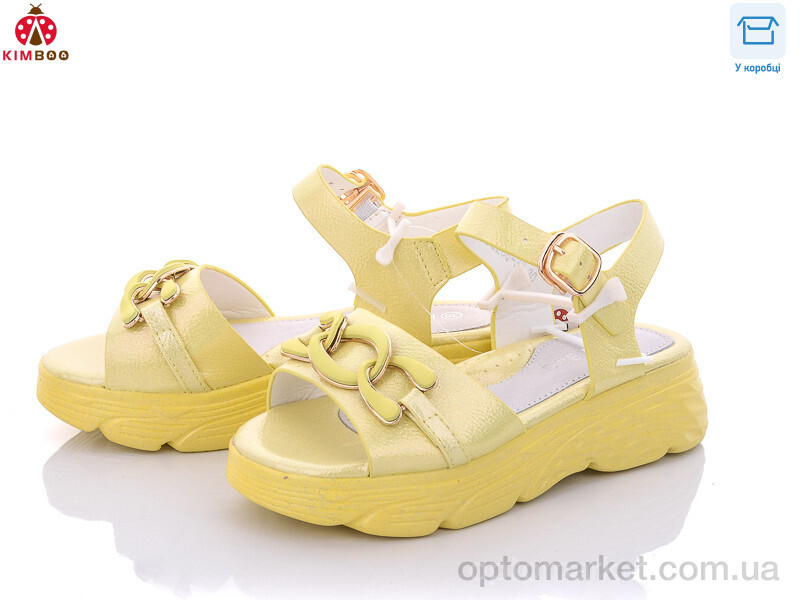 Купить Босоніжки дитячі J2266-3H Kimbo-o жовтий, фото 1