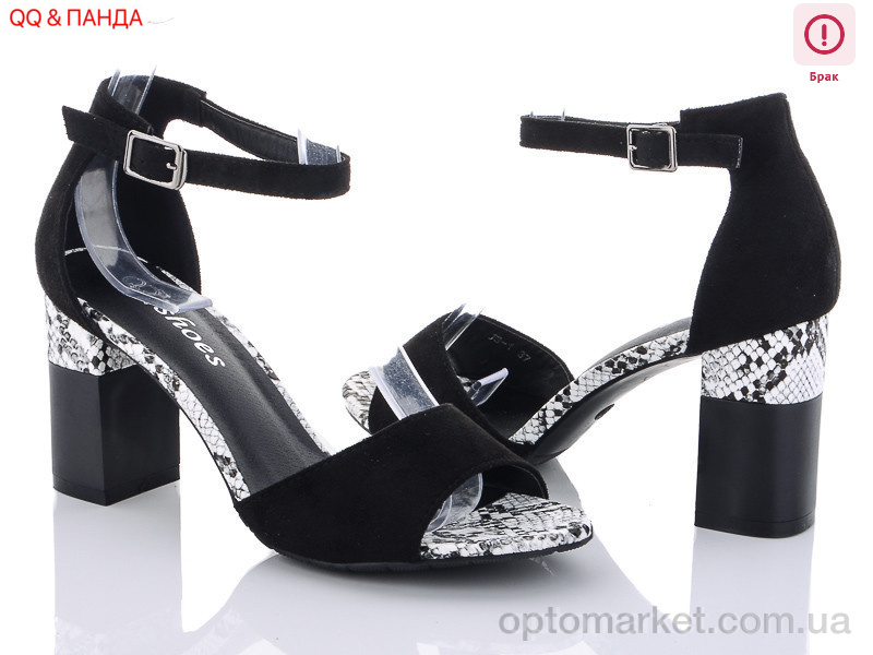 Купить Босоніжки жіночі J3-1 QQ shoes чорний, фото 1