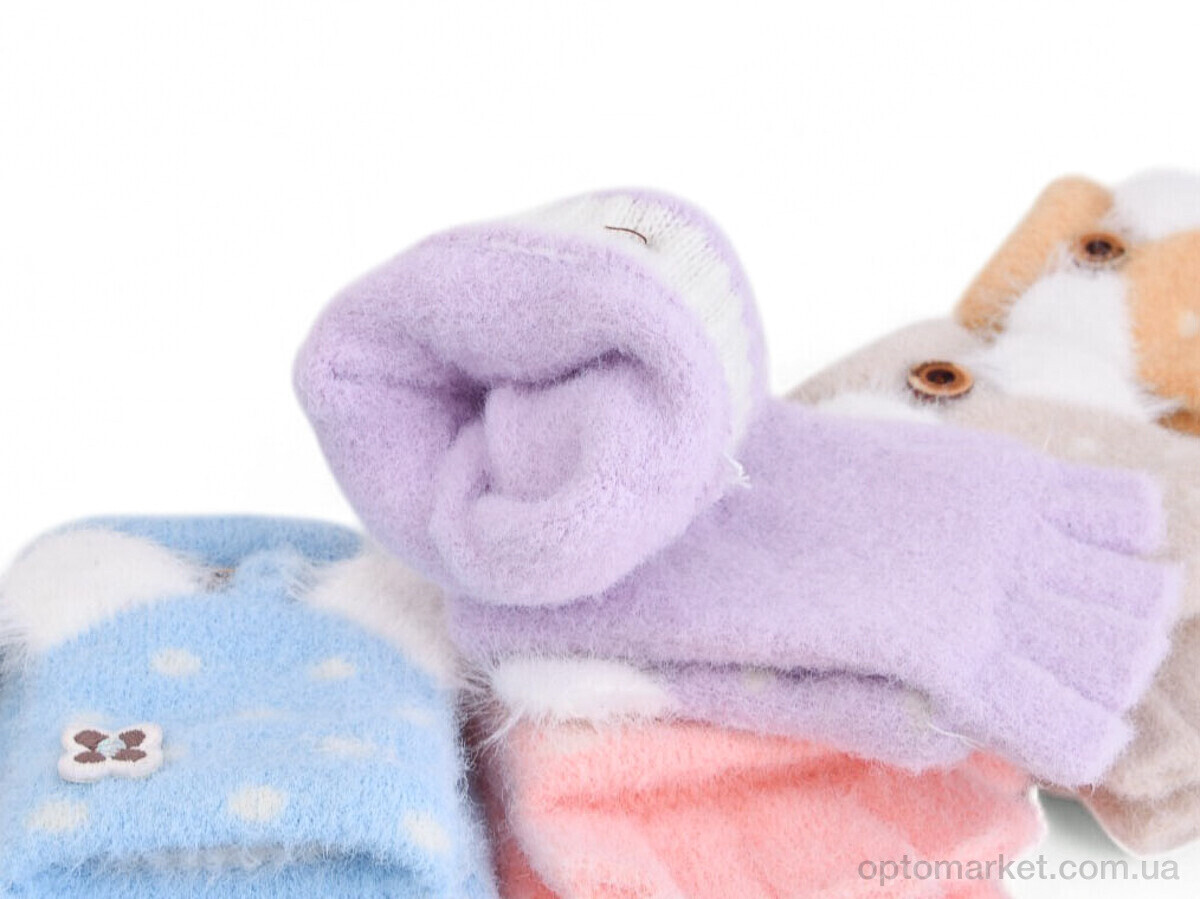 Купить Рукавиці дитячі J3001 mix (альпака) Number one мікс, фото 2