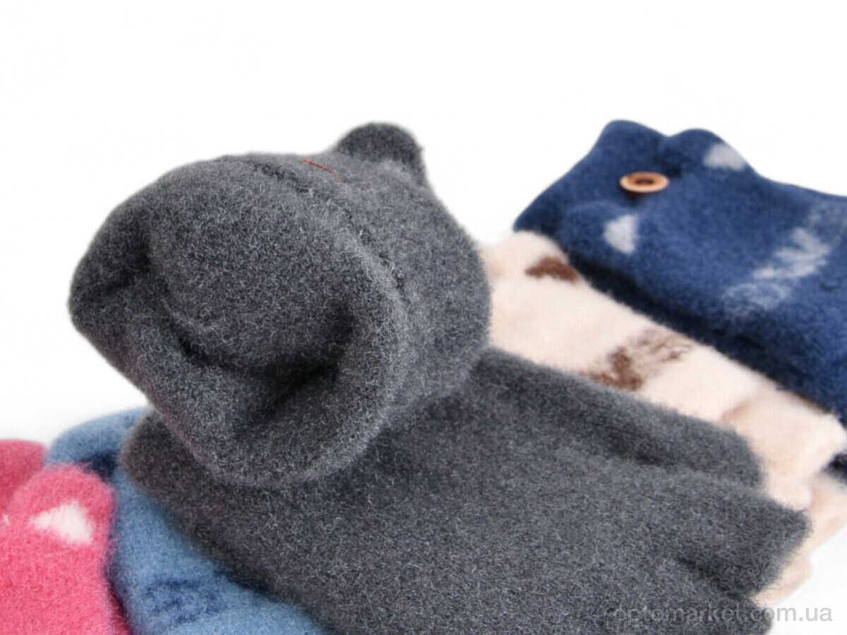 Купить Рукавиці дитячі J3003 mix (альпака) Number one мікс, фото 2