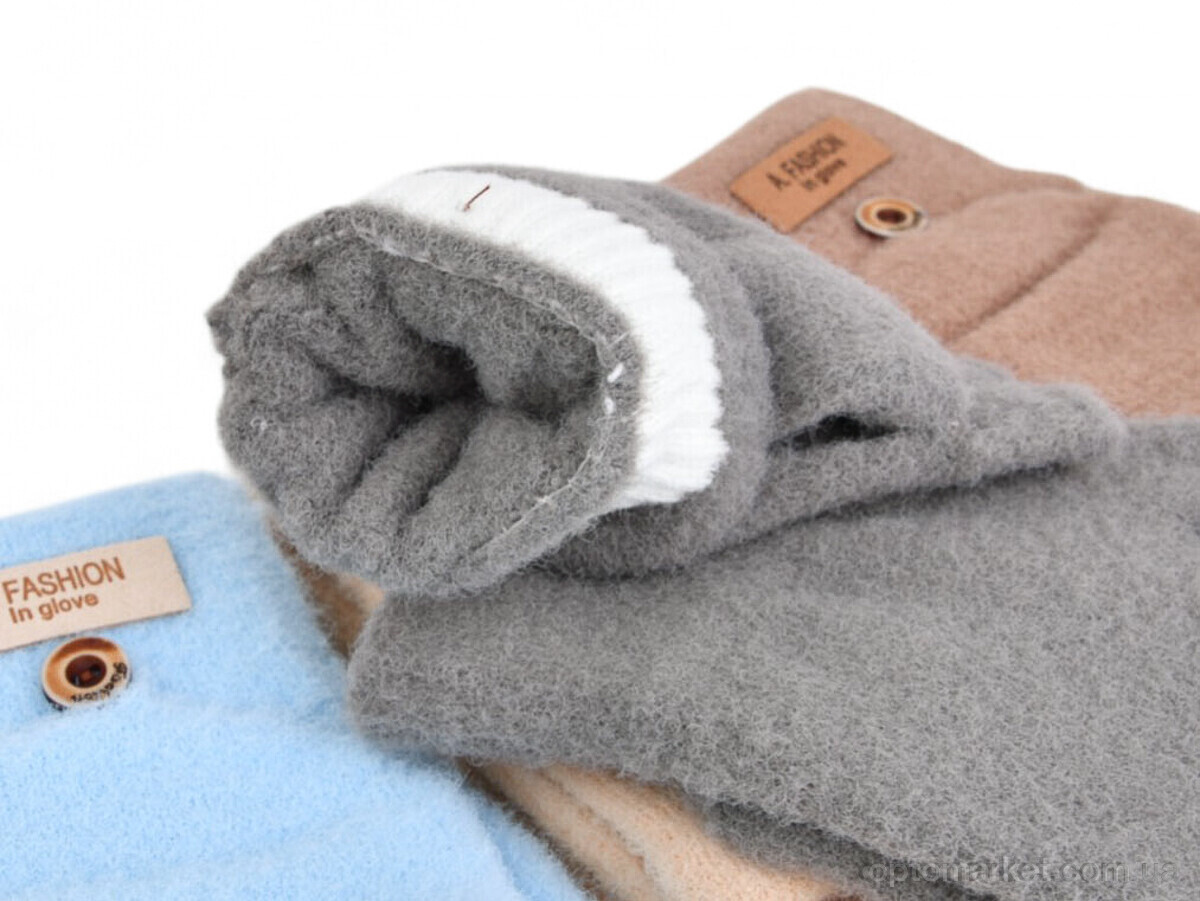Купить Рукавиці жіночі J3008 mix (альпака) Number one мікс, фото 2
