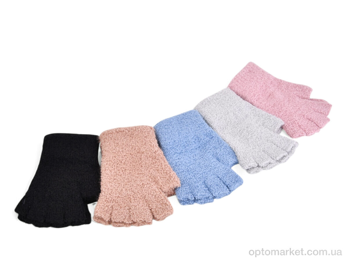Купить Рукавички жіночі J3009 mix (тедди) Number one мікс, фото 1