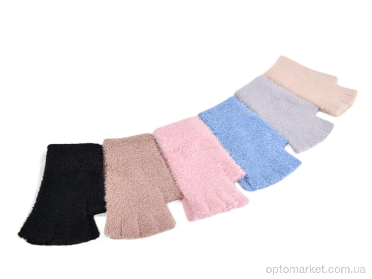 Купить Рукавички жіночі J3013 mix (норка) Number one мікс, фото 1