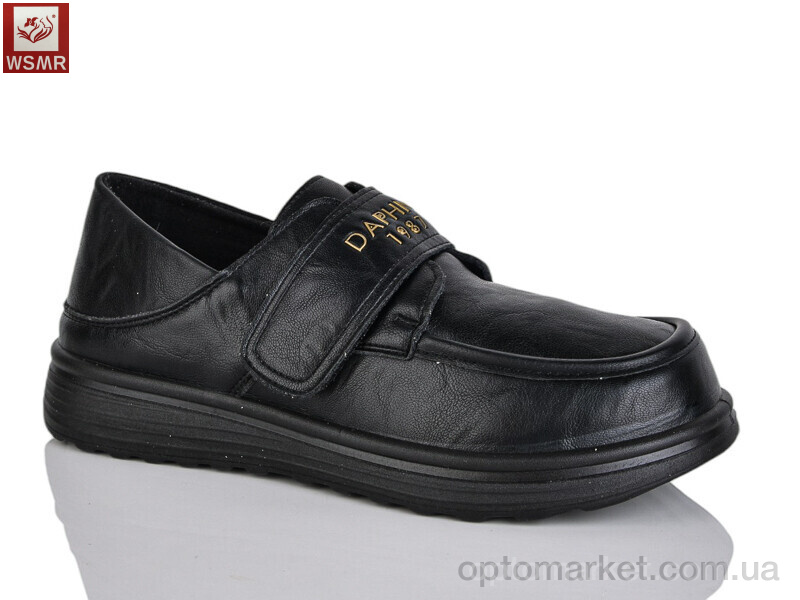 Купить Туфлі жіночі J512-1 WSMR чорний, фото 1