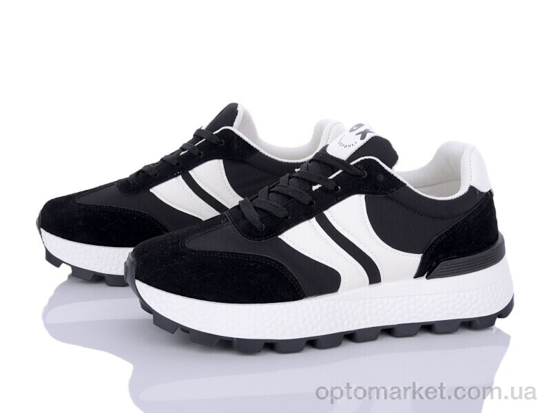 Купить Кросівки жіночі J6105-1 black Ok Shoes чорний, фото 1