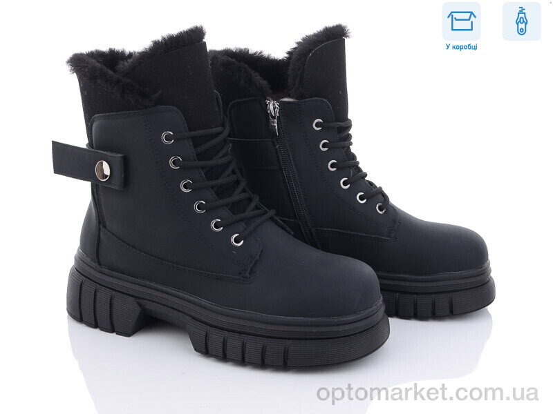 Купить Черевики жіночі J802-1 Love-L&M-ZDW чорний, фото 1