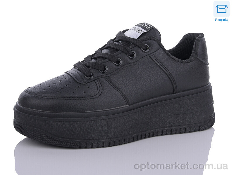 Купить Кросівки жіночі J852-1 Hongquan чорний, фото 1